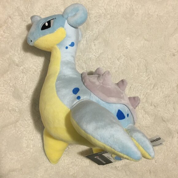 NWT Pokemon Center Lapras Plush 2016 - Picture 3 of 14